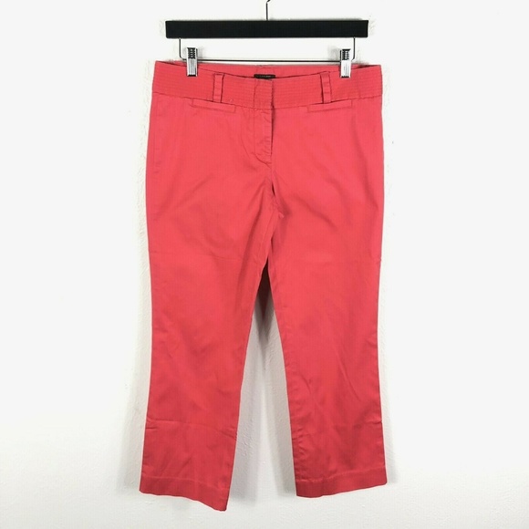 J. Crew Pants - J Crew Sz 4 Crop Pants Pink City Fit Cotton Blend J. Crew Pants - J Crew Sz 4 Crop Pants Pink City Fit Cotton Blend